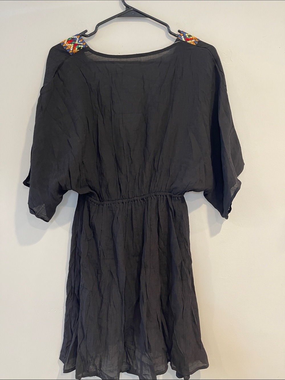 NWT Cupshe V Neck, Embroidered Swimwear Cover Up Size Medium - Picture 8 of 9